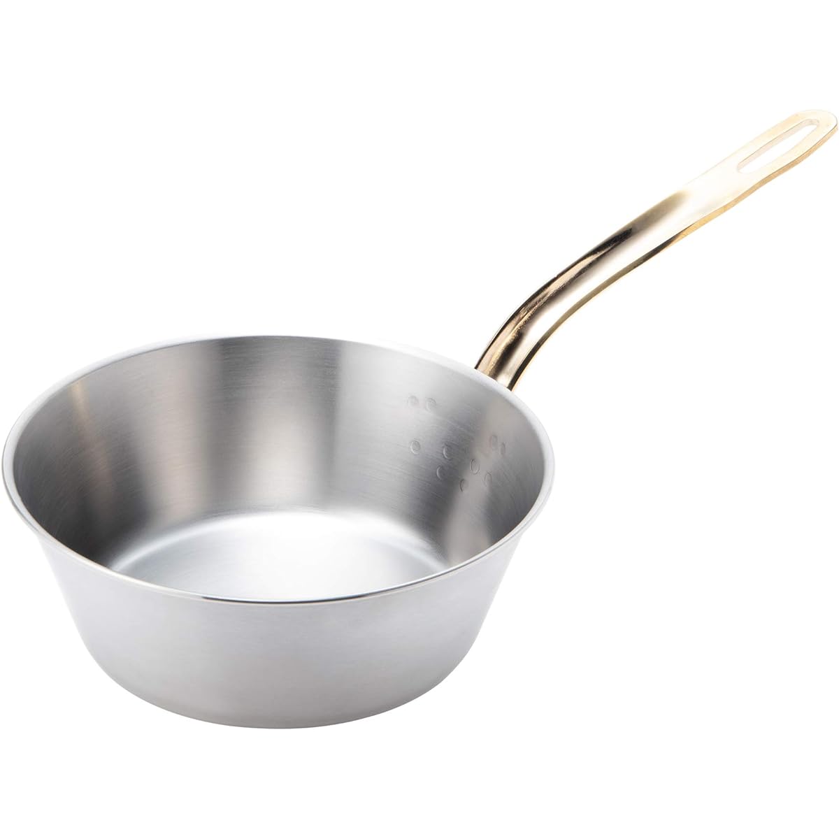 Endo Shoji Commercial Super Denji Taper Pan 21cm Stainless Steel Pot for Induction Cooker Made in Japan ATC22021