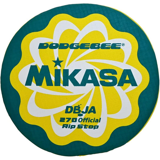 MIKASA Dodgebee Japan Dodgebee Association (DBJA) Official Disc (Diameter 27cm: Recommended age 10 years or older) Mikasa Model Green DBJA270-MGW