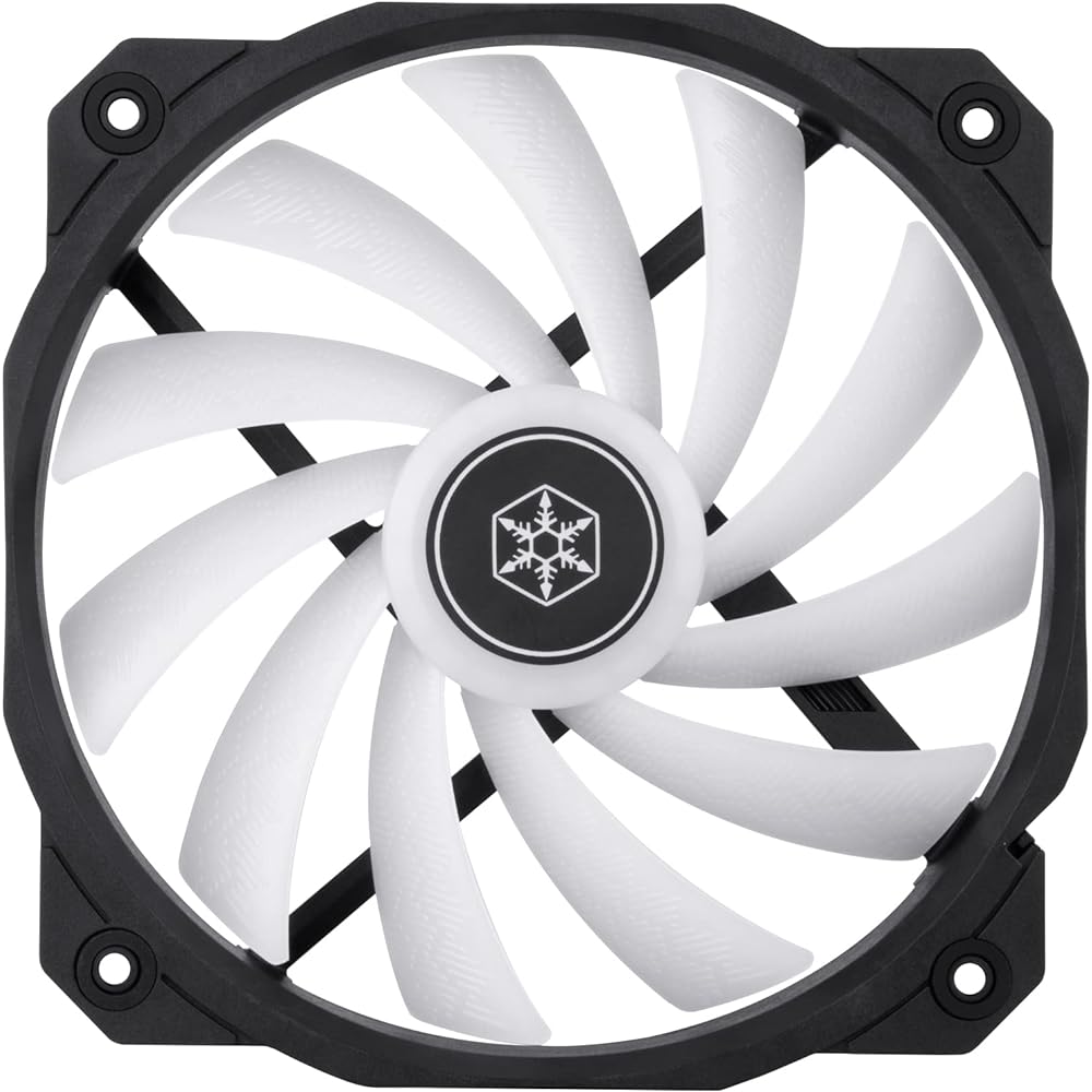 Silver Stone SF160B ARGB Case Fan 160mm SharkForce Fan Blade Low Noise Fan SST-SF160B-ARGB black