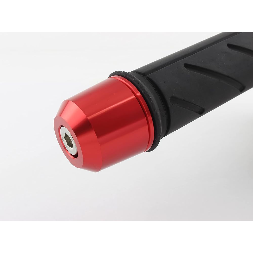 POSH Motorcycle Supplies Handlebar End Middle Weight Bar End Kawasaki Genuine Handle M8 Type ZRX1200DAEG and Others Red 032579-02-10 Bar End Cap