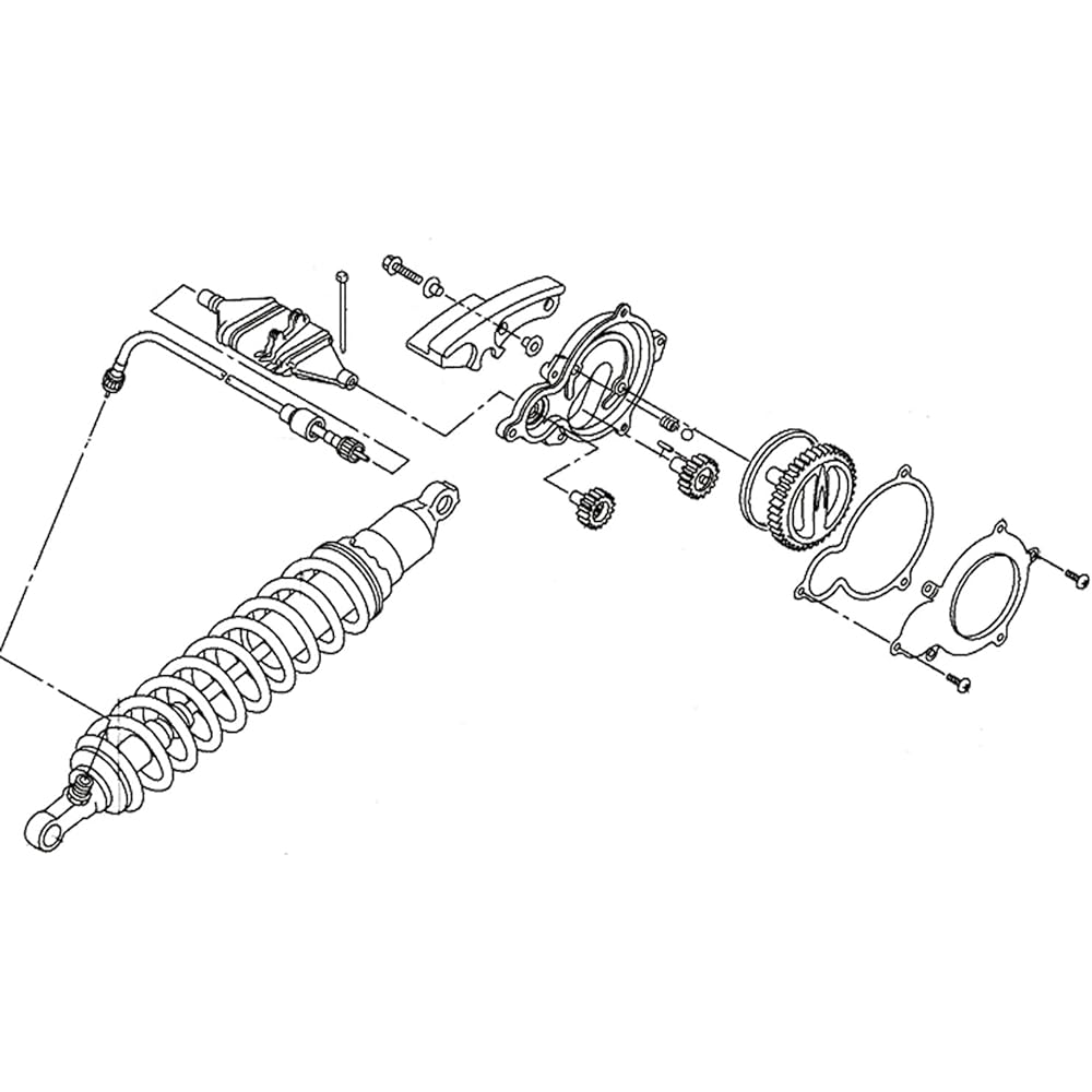 KIMPEX for Yamaha Assasta Cable Rear Suspension