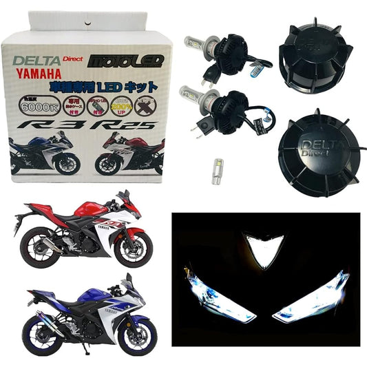 DELTA Direct MOTO LED headlight YZF-R25/YZF-R3 car model specific LED kit (D-2004)