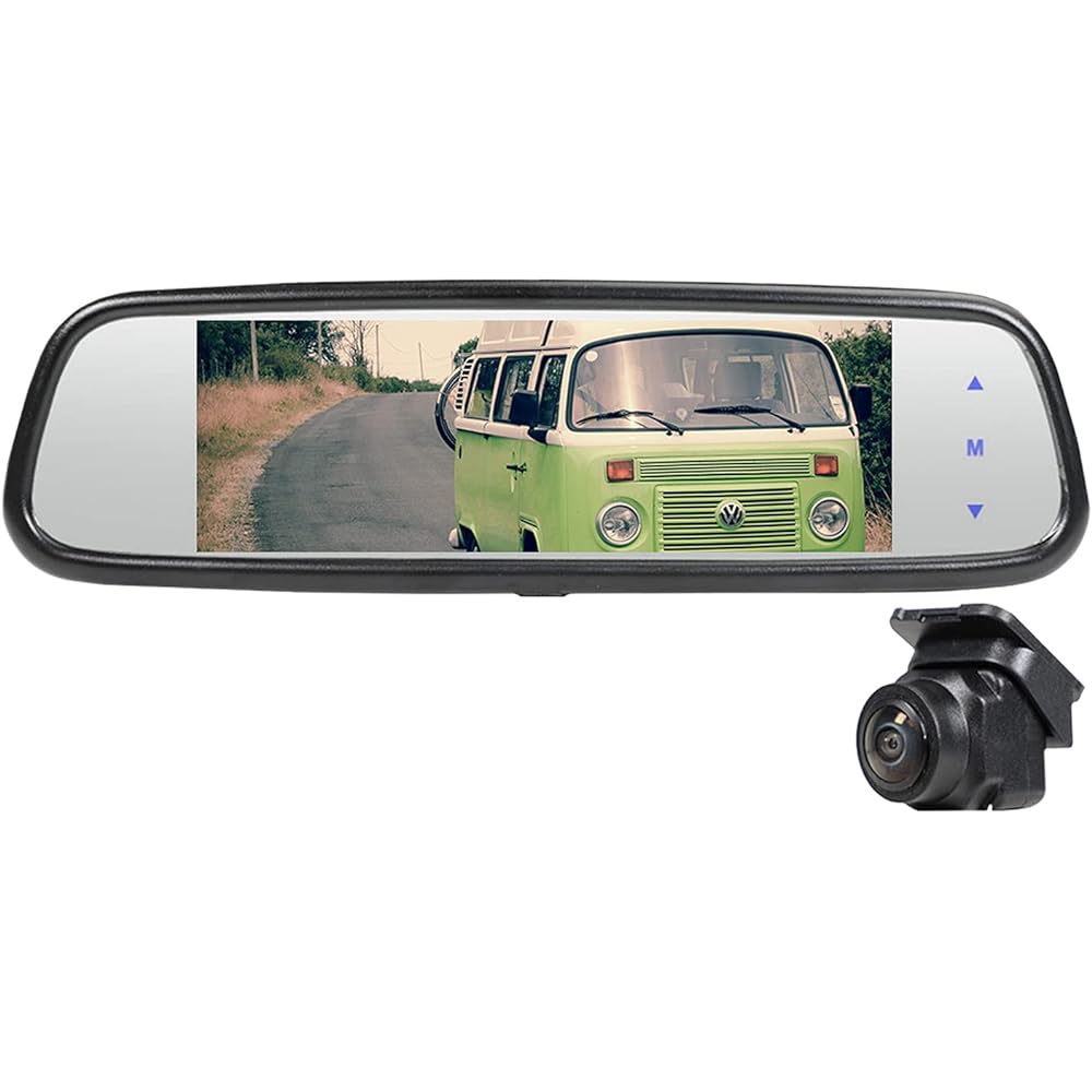 MAXWIN Digital Mirror Room Mirror Monitor Back Camera Set Back Interlocking Mirror Monitor MR732