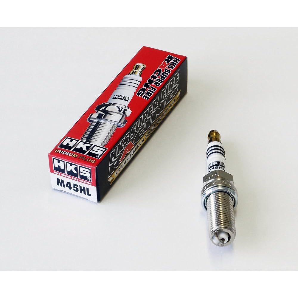 HKS 50003-M45HL Superfire Racing Plug, M45HL, HL Type, ?0.5 x 1.0 inches (12 x 26.5 mm), 0.6 inches (14 mm), Equivalent to NGK9