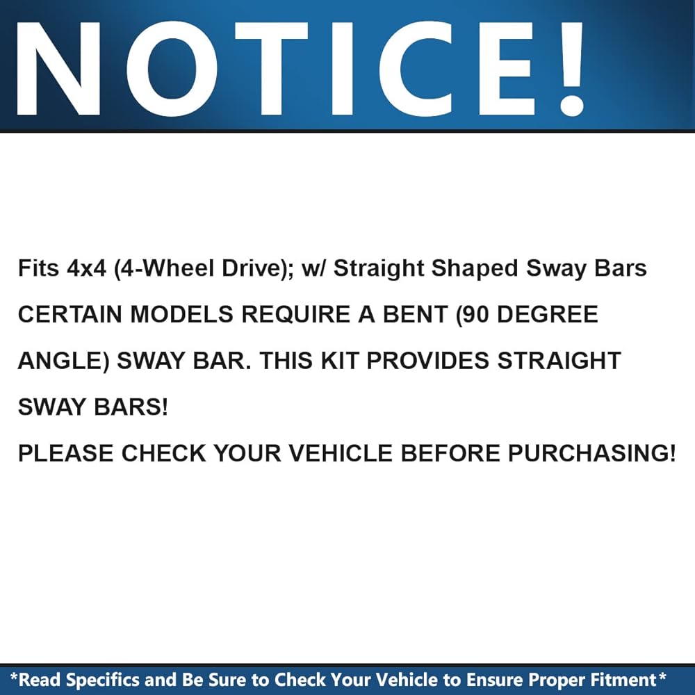 DETROIT AXLE -4WD Front Upper Upper Control Armball Joint + Swaver + Outer Tie Rod replacement 2005-2008 FORD F -150 Lincoln Mark LT -8 pieces set