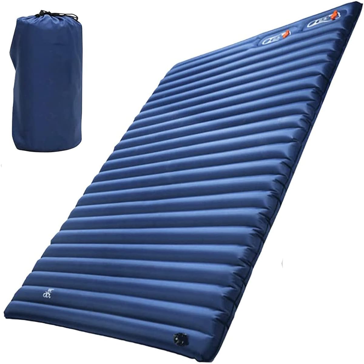 Air mat, camping mat, 2-person air bed, outdoor tent mat, thick, compact, waterproof, ultra-lightweight, sleeping in the car, cherry blossom viewing, disaster prevention supplies, mat