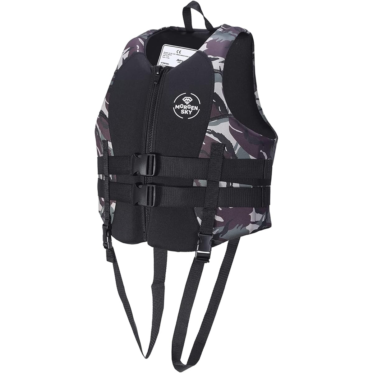MORGEN SKY Life Jacket, Floating Vest, Fishing Vest, CE Certified, For Marine Sports, Disaster Prevention, Emergency Use, For Boys, Girls, Children SKY102