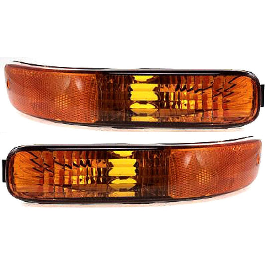 2002-2004 JEEP LIBERTY Pair Park/Signal/Side Marker Light Driver and Passenger Seat Singer Lamp with Marker Lump CH2520139 CH2521139-51559111AB 5515910AB Exchange