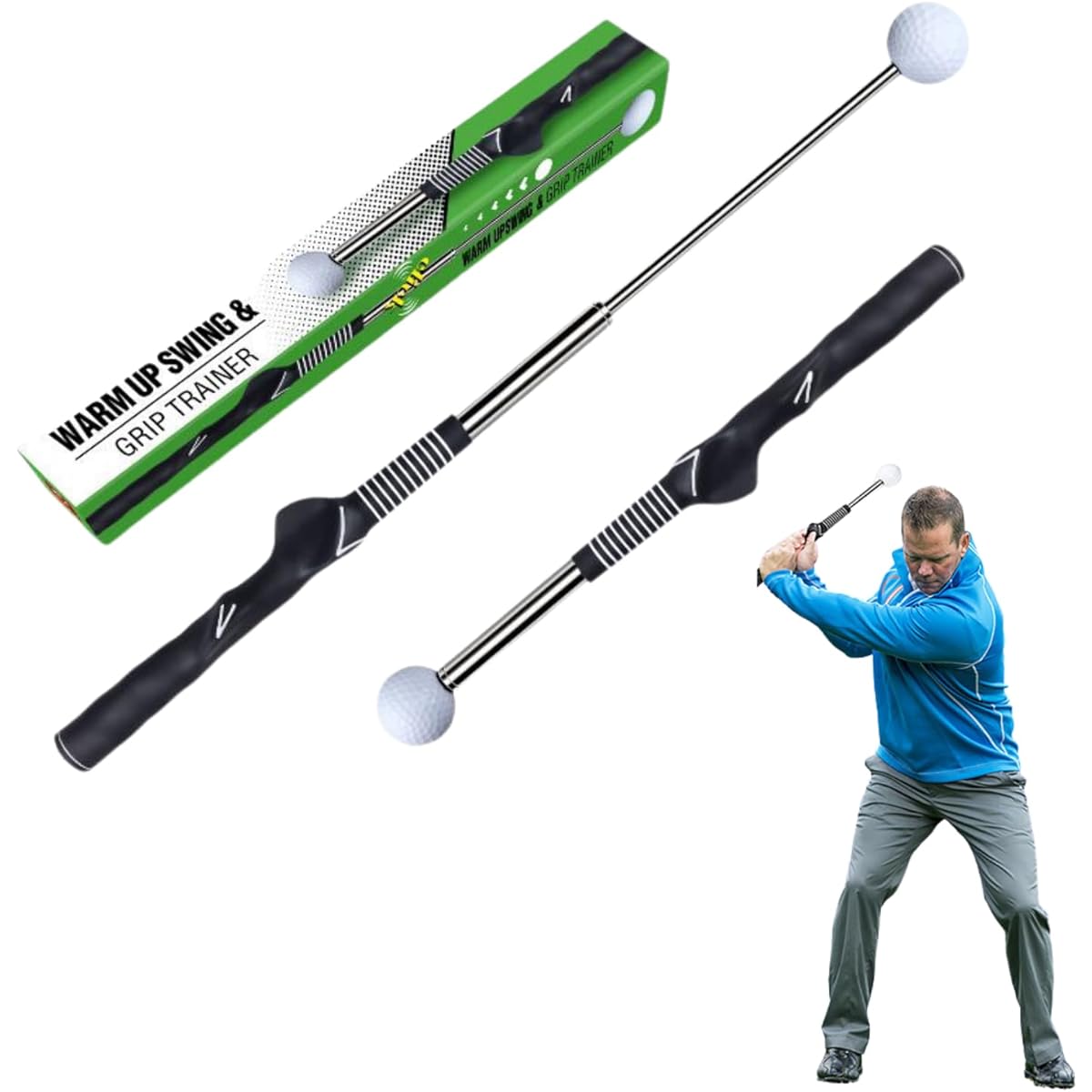 Golf Practice Equipment Swing Practice Swing Indoor Swing Trainer Corrective Grip Portable Increase Flying Distance