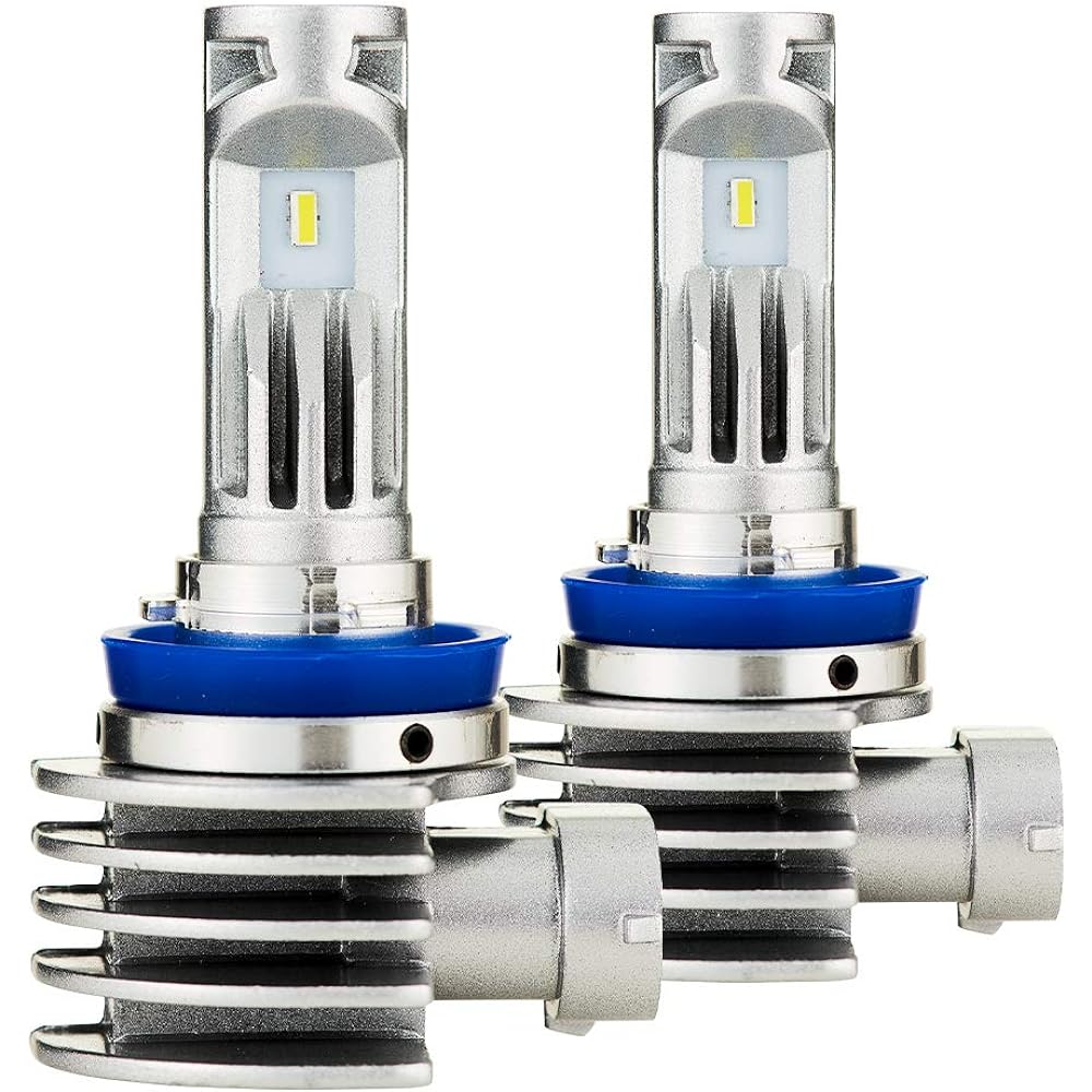 Sphere Light Made in Japan Car LED Headlight RIZINGα H8/H9/H11/H16 6000K Vehicle Inspection Compatible 3600lm