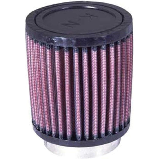 K & N Universal Clamp On type intake filter: High performance, Premium Washable replacement Air filter: Flange diameter: 2.25 inches, filter height: 4 inches, flange length: 0.625 inches, shape: circular, RU-0600, black