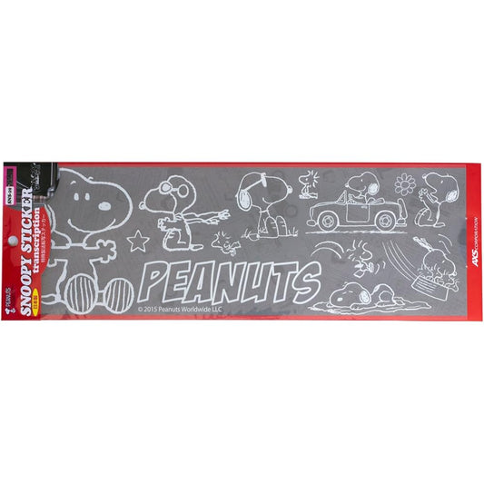 AXS SNOOPY Sticker LOGO PEANUTSSNS-29 White