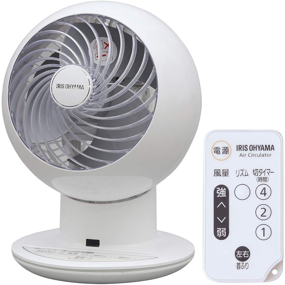 Iris Ohyama Circulator Eye Quiet Left and Right Swing 18 Tatami Powerful Air Blower PCF-SC15 White