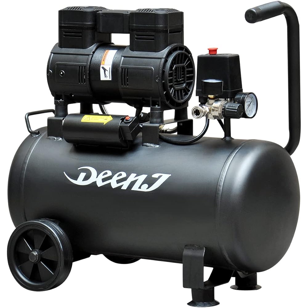 DEEN.J Air Compressor Silent Type 30L Black
