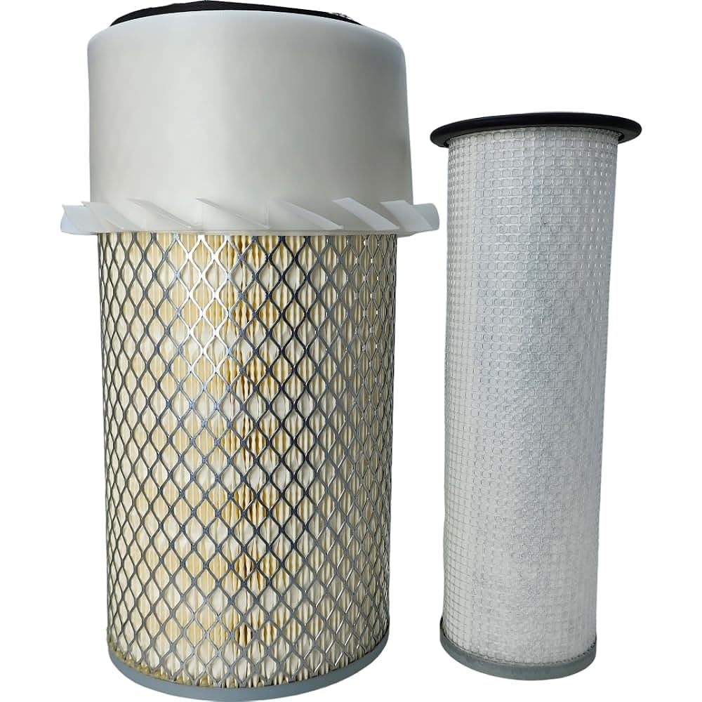XYZIL Outer Inner Air Filter Set 6681474 6681475 Compatible with Bobcat Skid Steer 963 S220 S250 S300 S330 Track Loader T250 T300 T320 All Wheel Steer Loader A300 P131394 P 18205 4