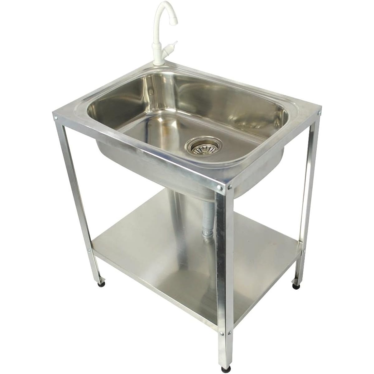 Aoyagi Corporation Stainless steel simple sink with faucet ASN-601 36856