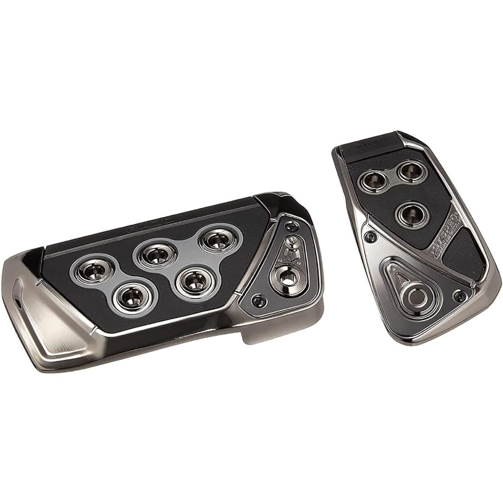 Carmate Car Pedal Set RAZO GT Spec AT-SS BLACK Chrome Hustler etc. RP109BCR