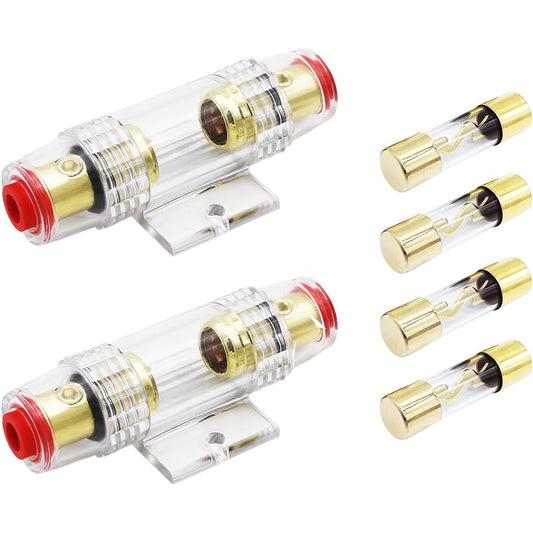 CARVIYA 4-8 Gauge AWG Inline Waterproof Holder 60A AGU Type 2 car audio/alarm/amplifier/compressor 1140*2