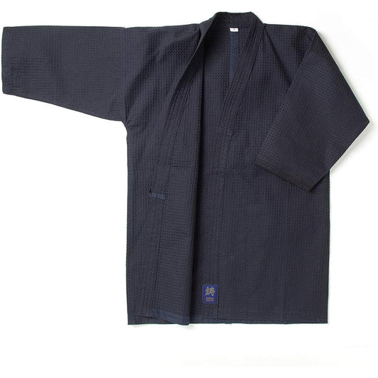 [Cast Swordsman] Kendo Gi, Honeycomb Waffle Gi, Kendo Gi, Navy Blue, White, Made of Cotton