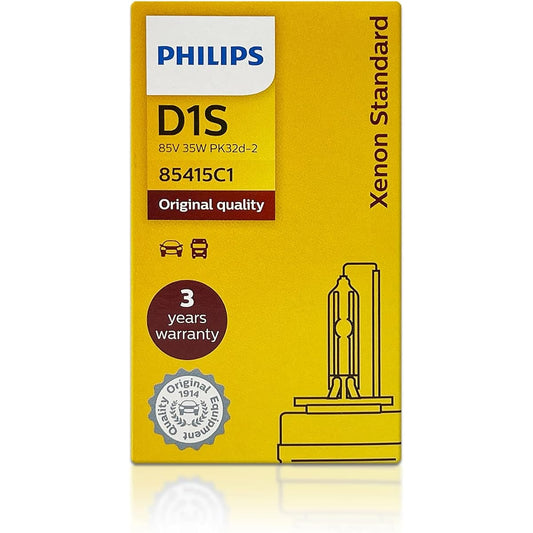ALI D1S -PHILIPS 4300K Xenstart OEM HID/Xenon replacement bulb 85415C1 35W DOT Germany -1 Pack