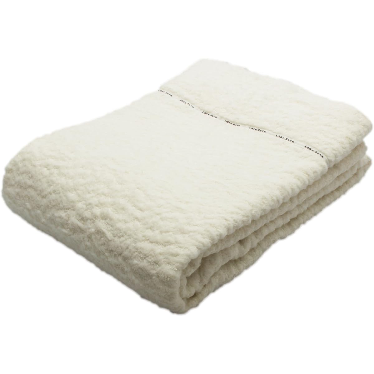 Maruei-towel Imabari Towel Towel Blanket Idesola Natural Time Fluffy Ivory Single (Approx. 140 x 190cm) IZ0268