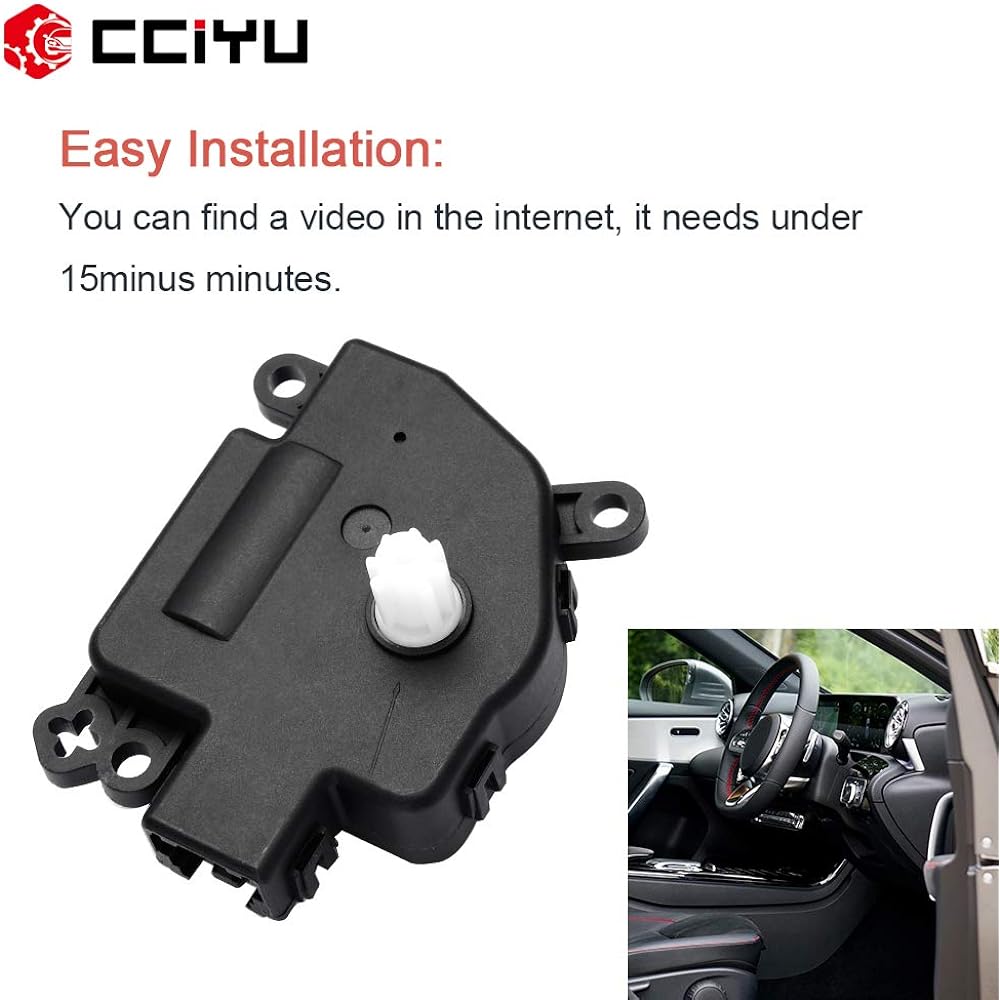 Air Door Actuator A/C HAVC Heater Blend Door Door Actuator 2 Pack 2004-2010 Infinity QX56 2007-2015 Armada 2004-2015 Titan 27743ZP00A