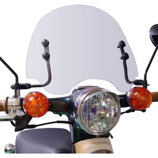 [For Honda Super Cub Deluxe Standard] Outstanding Short Visor, Clear