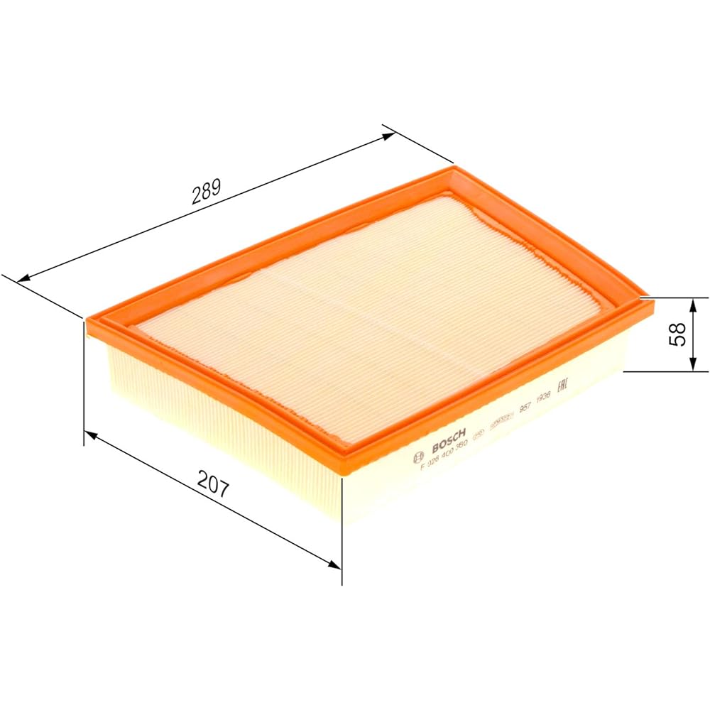 Bosch F026400360 Air filter for cars S0360