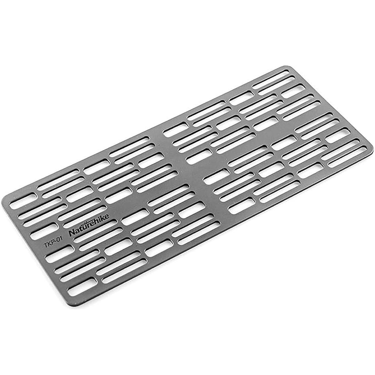 Naturehike Pure Titanium Alloy Outdoor Grill Barbecue Net for 1 Person Small BBQ Grill Dedicated BBQ Grill Net for Cooking Ultra Light Travel Titanium Grill Solo Camping Ultra Light Fire Grill Barbecue Easy to Carry