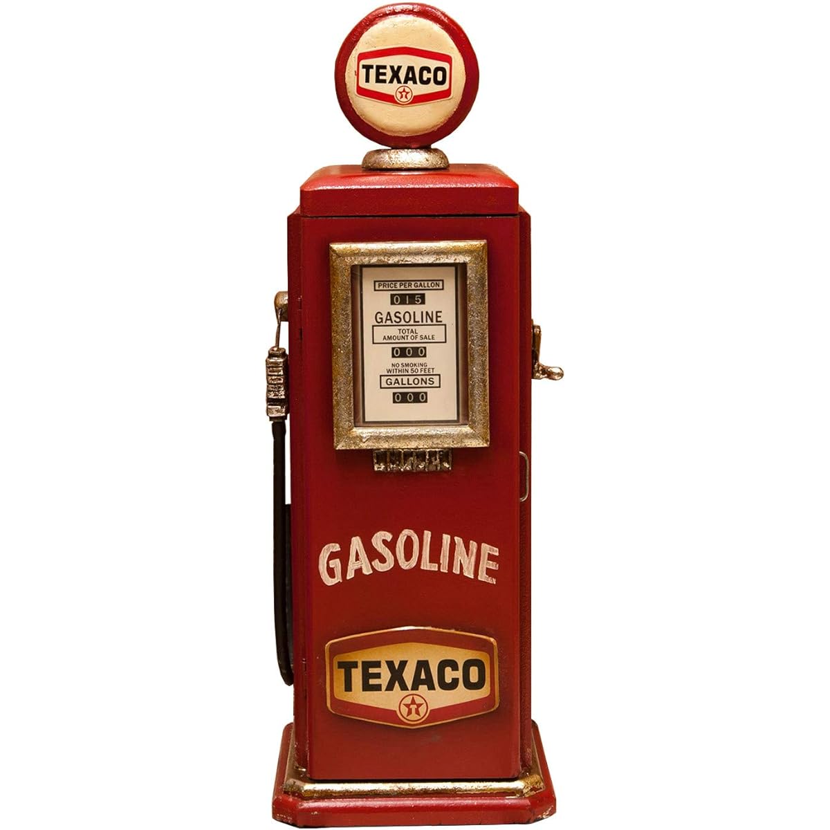 Akizuki Boeki TEXACO W19×D16.5×H53.5cm Gas Pump Multi Cabinet 203MS3236S