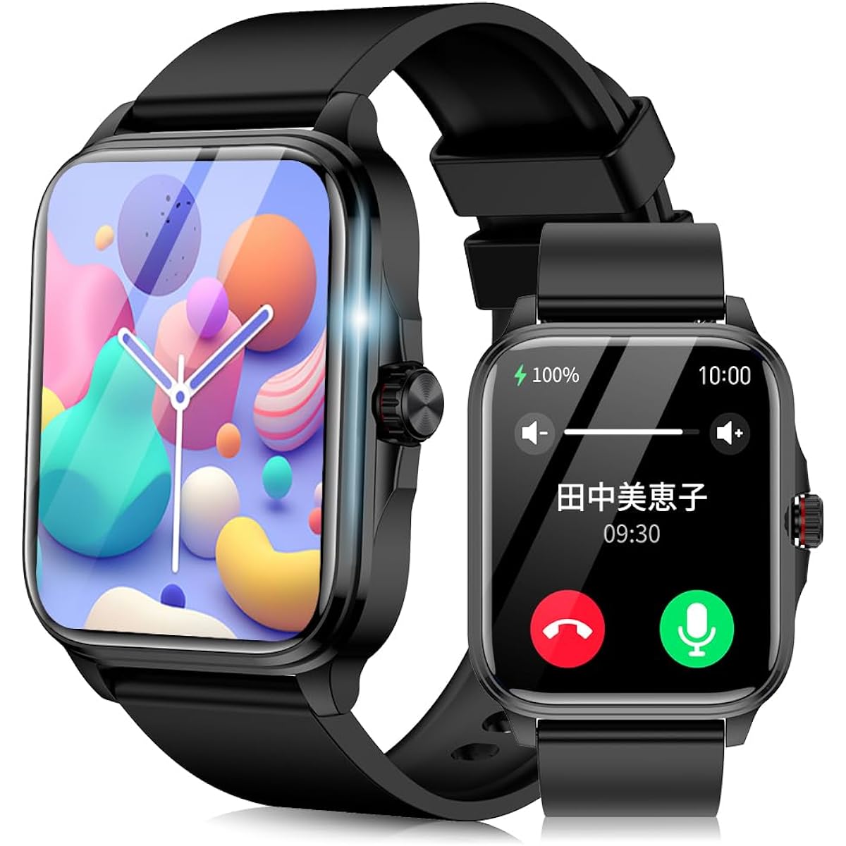 Smart Watch 2023 (1.91 inch Large Screen, Call Function, Bluetooth 5.2), Military Standard, Incoming Calls/Message Notifications, GPS Movement Recording, Sports Watch, Various Exercise Modes,