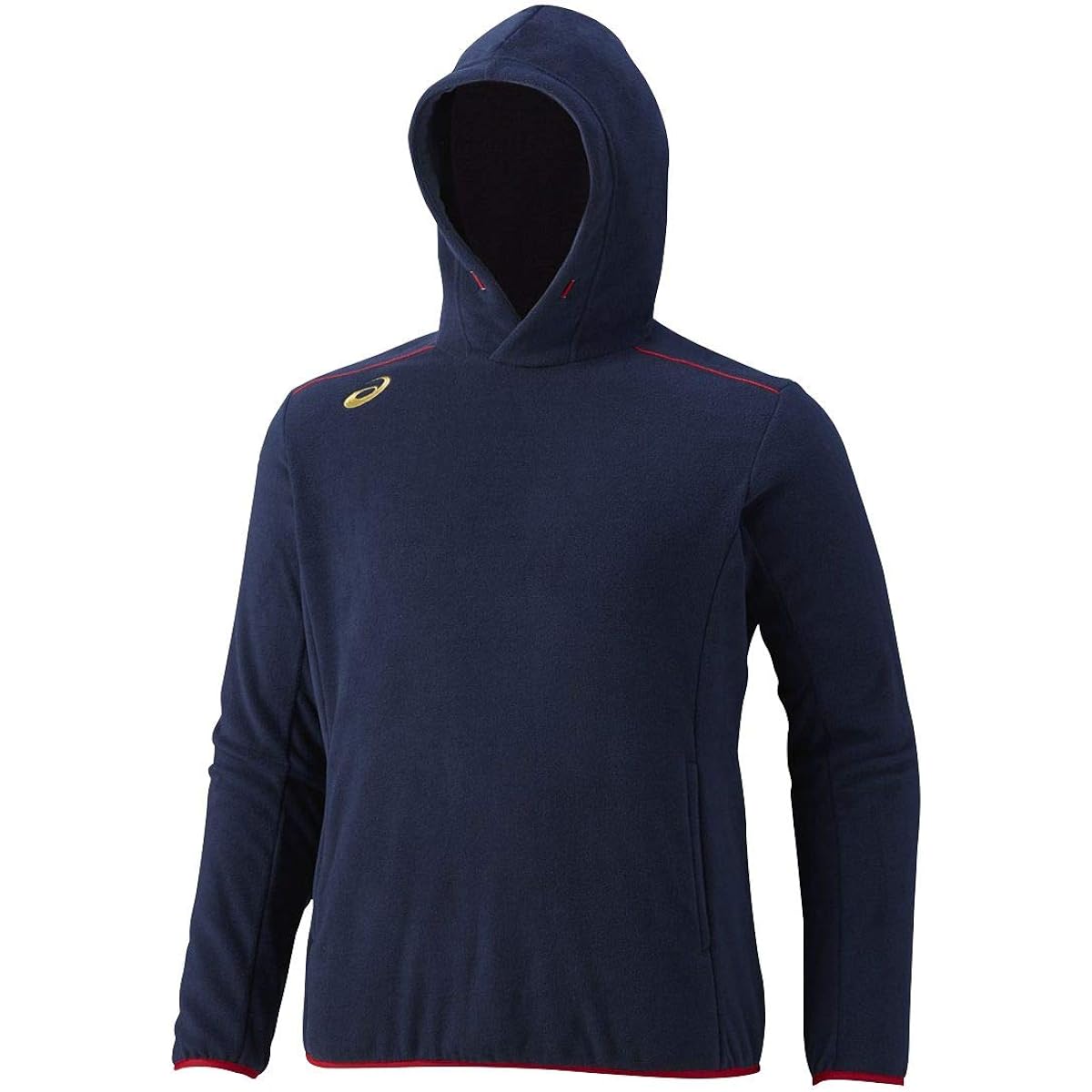 ASICS Baseball Parka Long Sleeve Fleece General Navy O BAW211