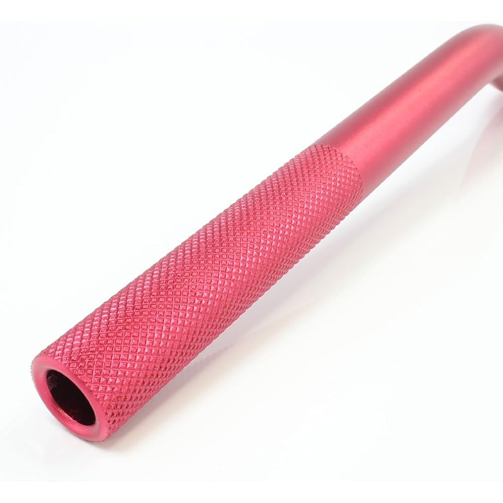 Rise Corporation Off-road Handlebar for 22.2mm Handlebar with Handle Brace LOW Type Aluminum Red T05Z9990077RD