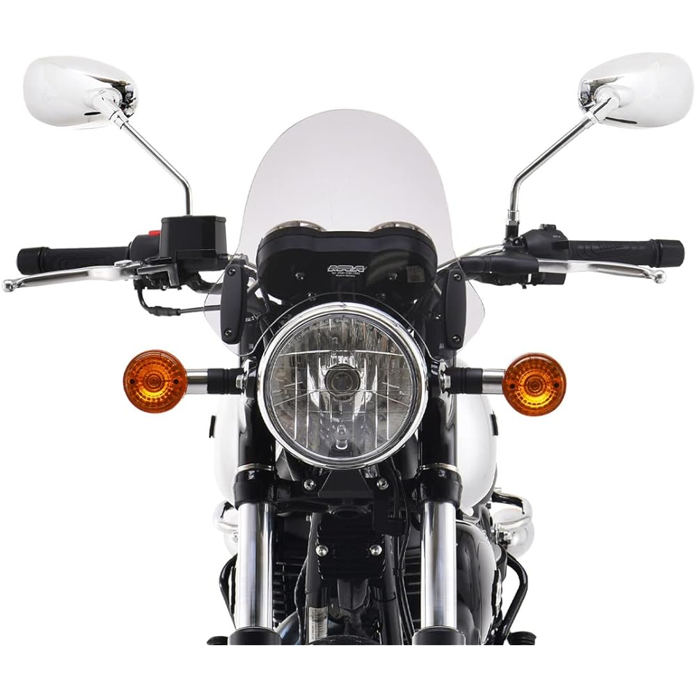 MRA Motorcycle Screen Universal Style Shield Mount Sold Separately Black SY-K