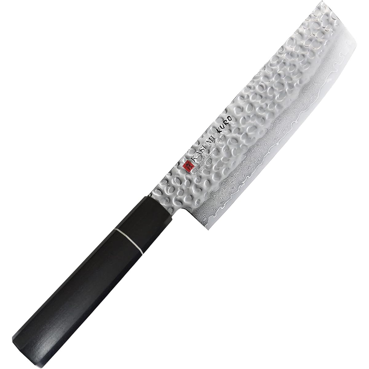 SUMIKAMA Kasumi Nakiri Knife Made in Japan 17cm Hammered Damascus Knife KURO 36017