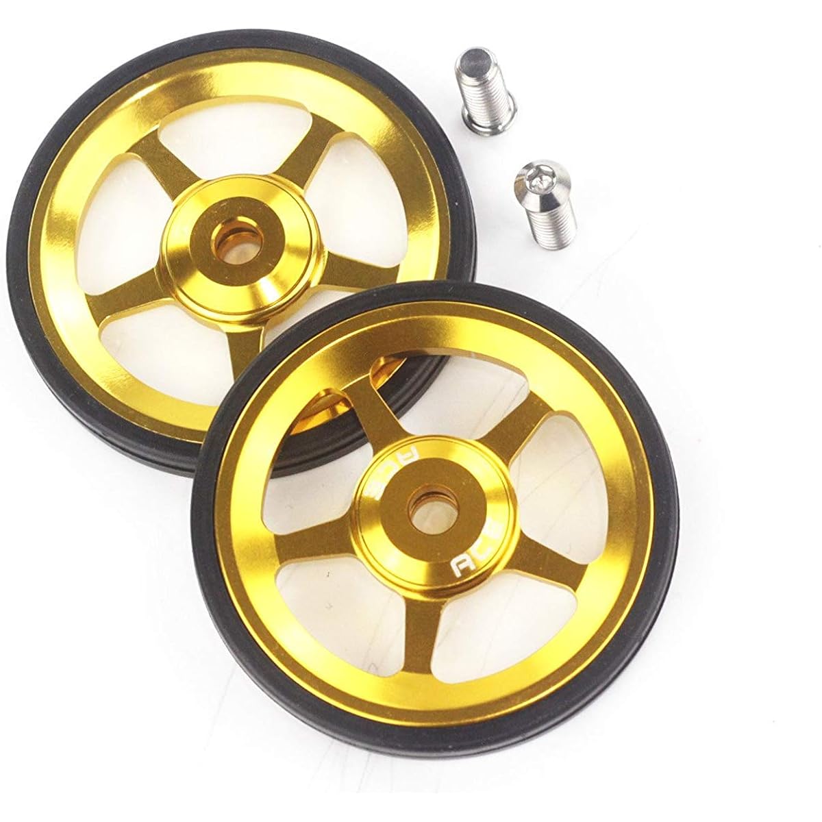 Aceoffix Easy Wheel Easywheel Bicycle Parts for Folding Bikes