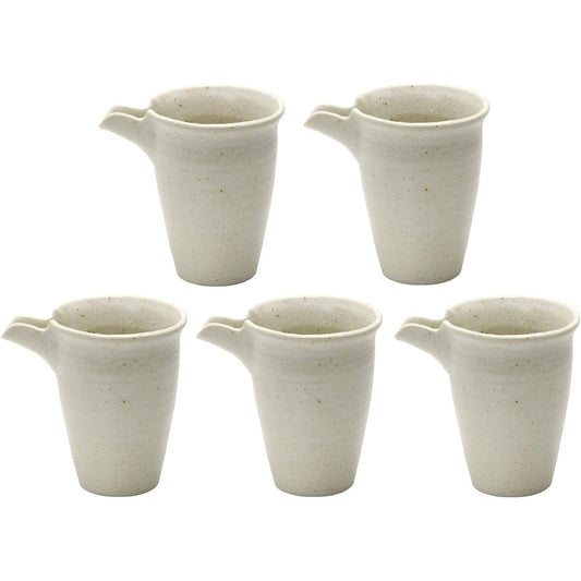 Mino Ware Cold Sake Cup Set of 5 Konahiki Style 399-23-41E(5)