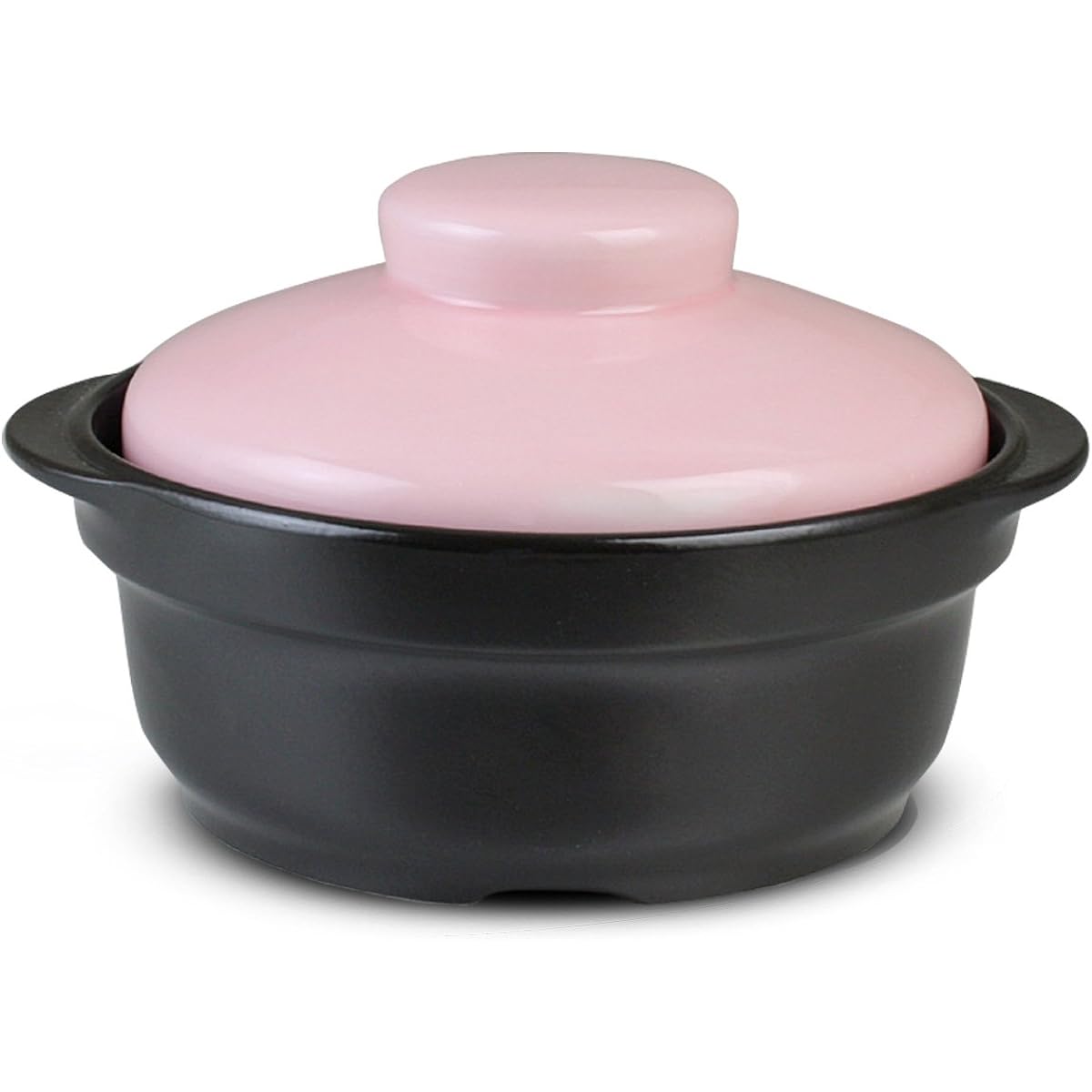 Hasamiyaki CtoC JAPAN Microwave Grilled Cooking Pot Pink W21 x D18.5 x H12.5 (cm) 900 (cc)