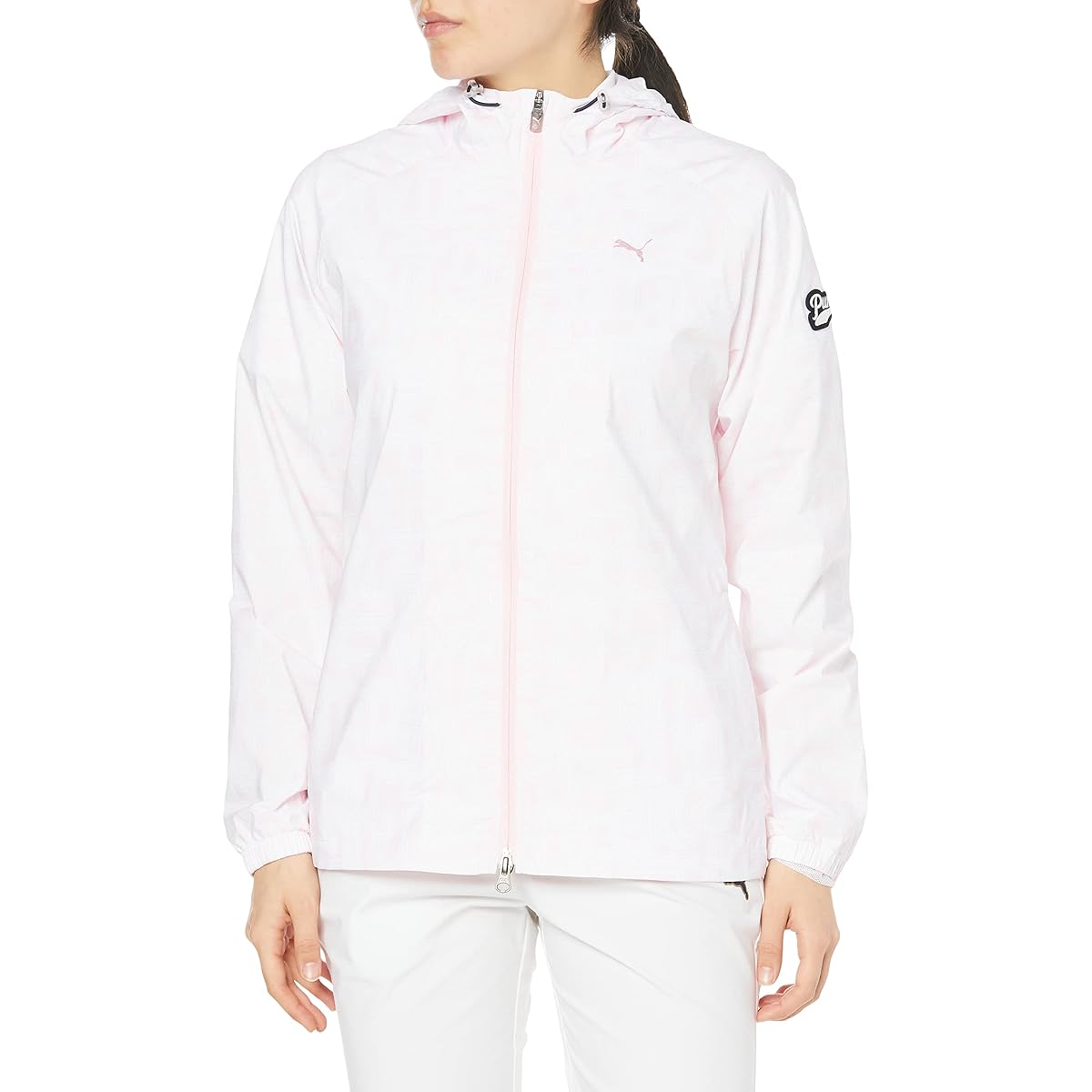 [PUMA] Golf Women's Wear [PUMA GOLF] Women's Graphic High Stretch Hoodie/622436 [Model worn by PUMA golf contract professional]