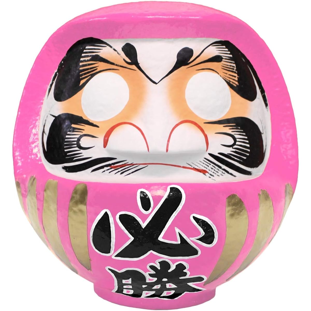 Takasaki Daruma Figurine Pink No. 12 34x31x33cm [Big Wish Fulfillment/Prayer Winning] HSDM-12-PK-4