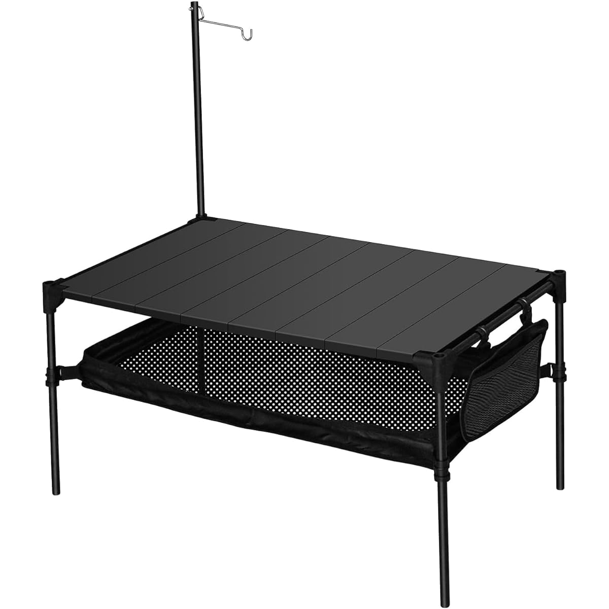 Camping Table Aluminum Roll Table Outdoor Hiking BBQ Foldable Compact Ultra Light-PZ01