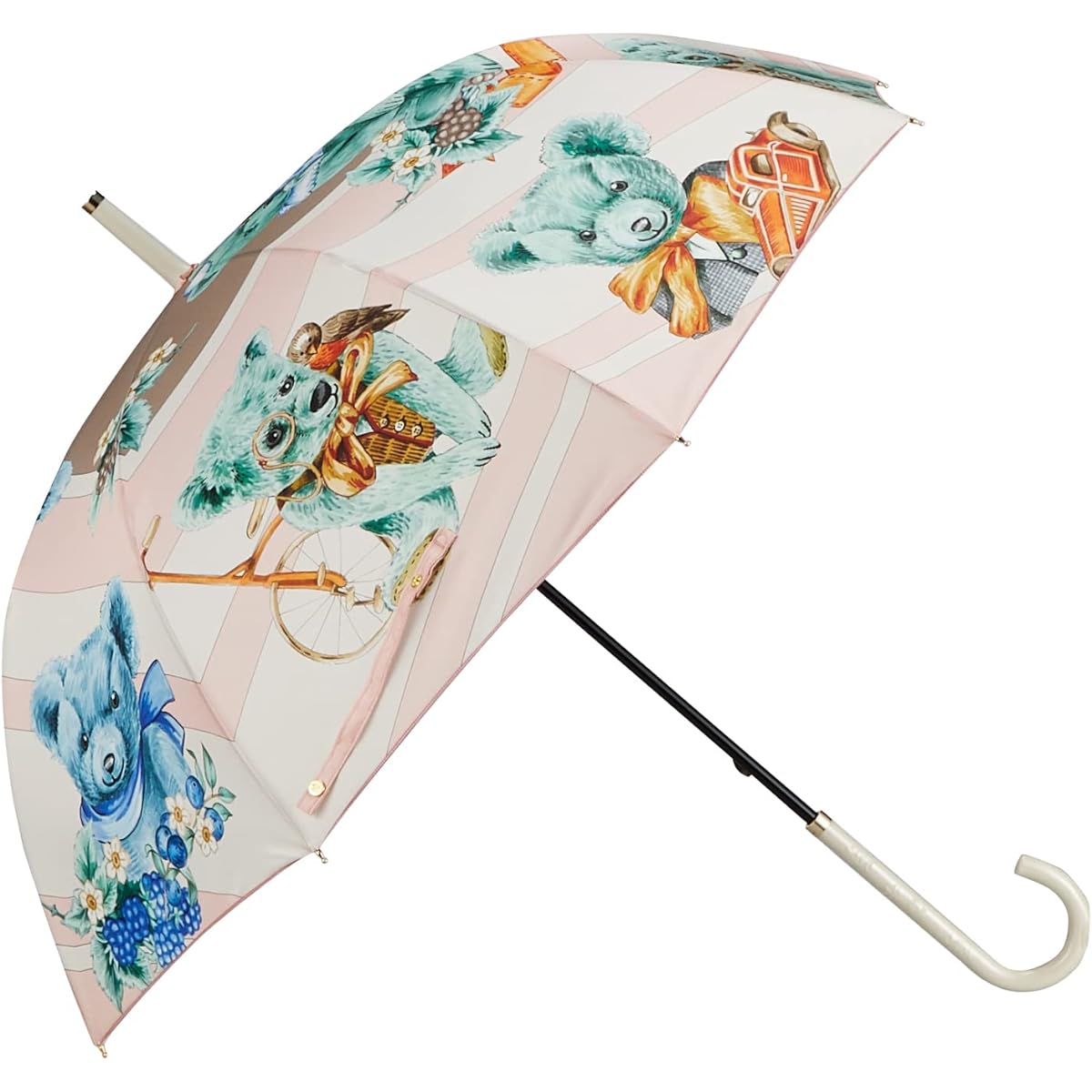 [Paul & Joe] MOONBAT PAUL & JOE Inkjet Print 1-Piece Long Umbrella Umbrella Women's 21-113-10759-00-31-55 Bear Rib Length: Approx. 55cm