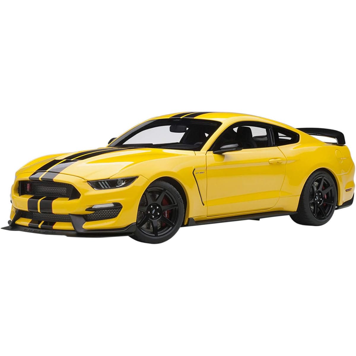 AUTOart 1/18 Ford Shelby GT350R Yellow/Black Stripe Finished Product