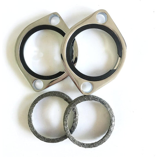 Chrome Exhaust Frangit Taper Gasket Harley Volume after 1985