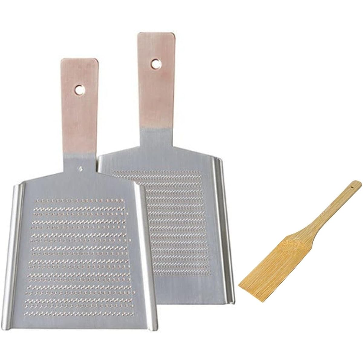 [Special edition: Condiment mixer and scraper included] Oya Seisakusho Pure copper grater Double-sided No. 4 L Made in Japan