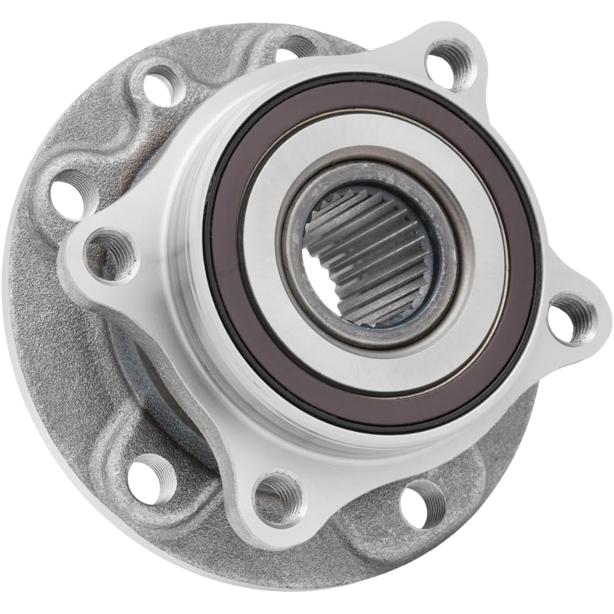 [1 pack] 513348-Front wheel bearing and hub assembly 2013-2016 DODGE DART 2015-2017 CHRYS 200 [Timken Ha590473, SKF BR930881]