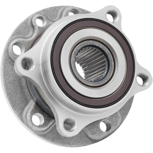[1 pack] 513348-Front wheel bearing and hub assembly 2013-2016 DODGE DART 2015-2017 CHRYS 200 [Timken Ha590473, SKF BR930881]