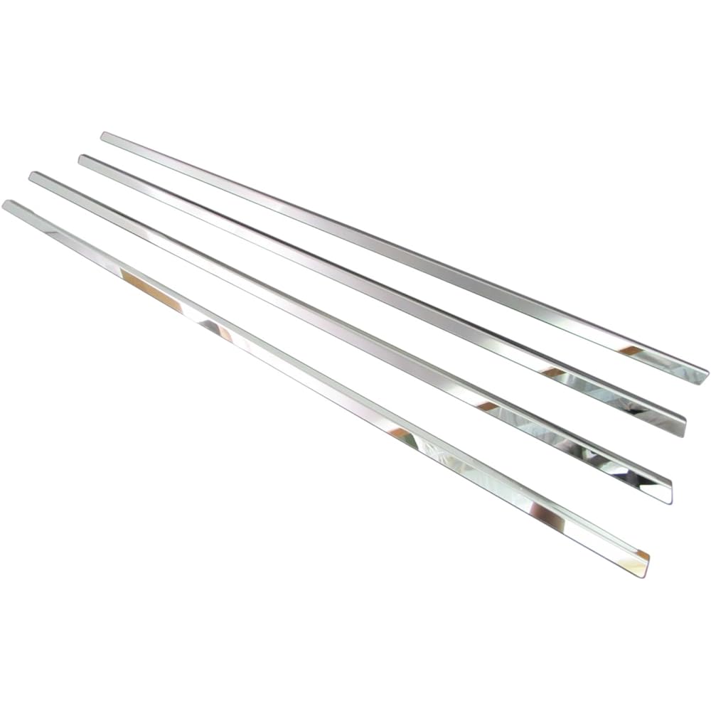 BRIGHTZ Vanguard ACA GSA 30 Series Super Mirror Chrome Plated Stainless Steel Window Mall 4PC [WIN-SIL-039] Vanguard 3350