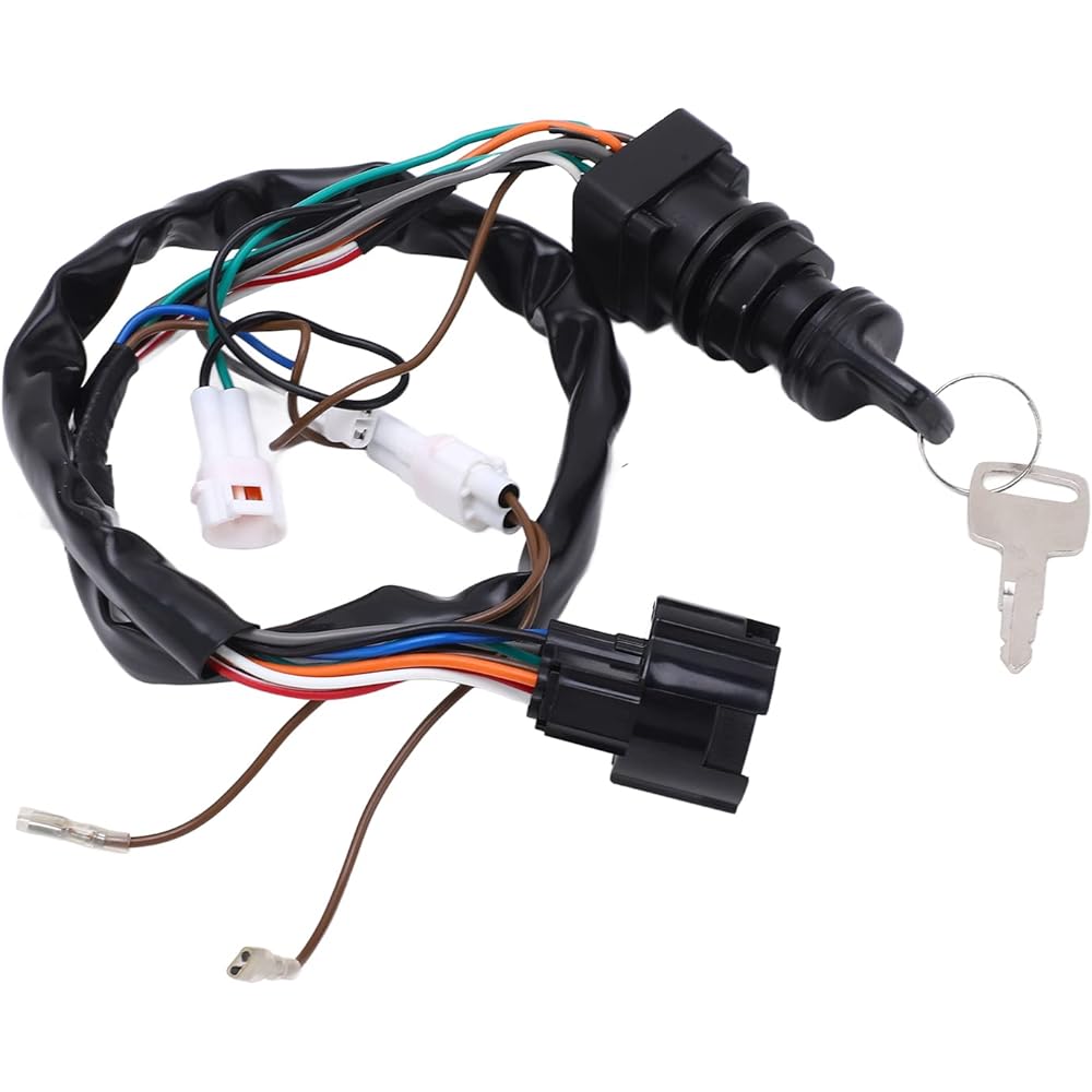 37110 93J01, High Performance Ignition Key Switch Assembly Anti-Vibration OE Standard with 2 Outboard Engine Keys