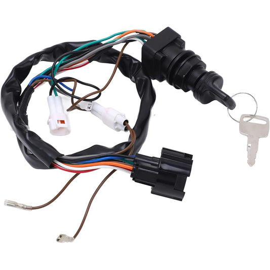 37110 93J01, High Performance Ignition Key Switch Assembly Anti-Vibration OE Standard with 2 Outboard Engine Keys